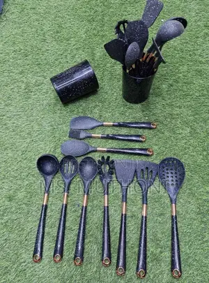 Kitchen Accessories High Quality Kitchen Silicone Spoons (Speckled)