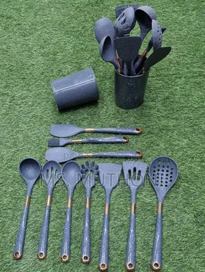 Grey 11 PCS High Quality Silicone Kitchen Accessories