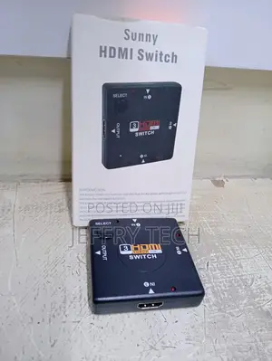 3-port Hdmi Switcher Allows You To Connect Three Hdmi Devices To A Sin