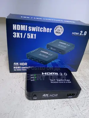 Hdmi Switch 3 In 1 Out, Aluminium At 60hz Ultra Hd Hdmi 2.0 Switcher W