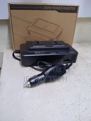 200w Car Laptop Charger With 2 Usb + 1 Usb C Type + 2 Ac Plug Smart Ch
