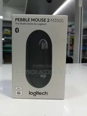 Logitech - Pebble Mouse 2 M350s Slim Wireless Bluetooth Mouse.