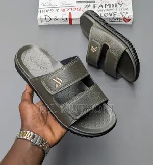 Kito Brand Men's Premium Slides Featuring Dual Velcro Straps