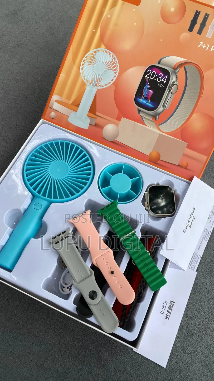 D1000 Ladies Smart Watch With Portable Fan