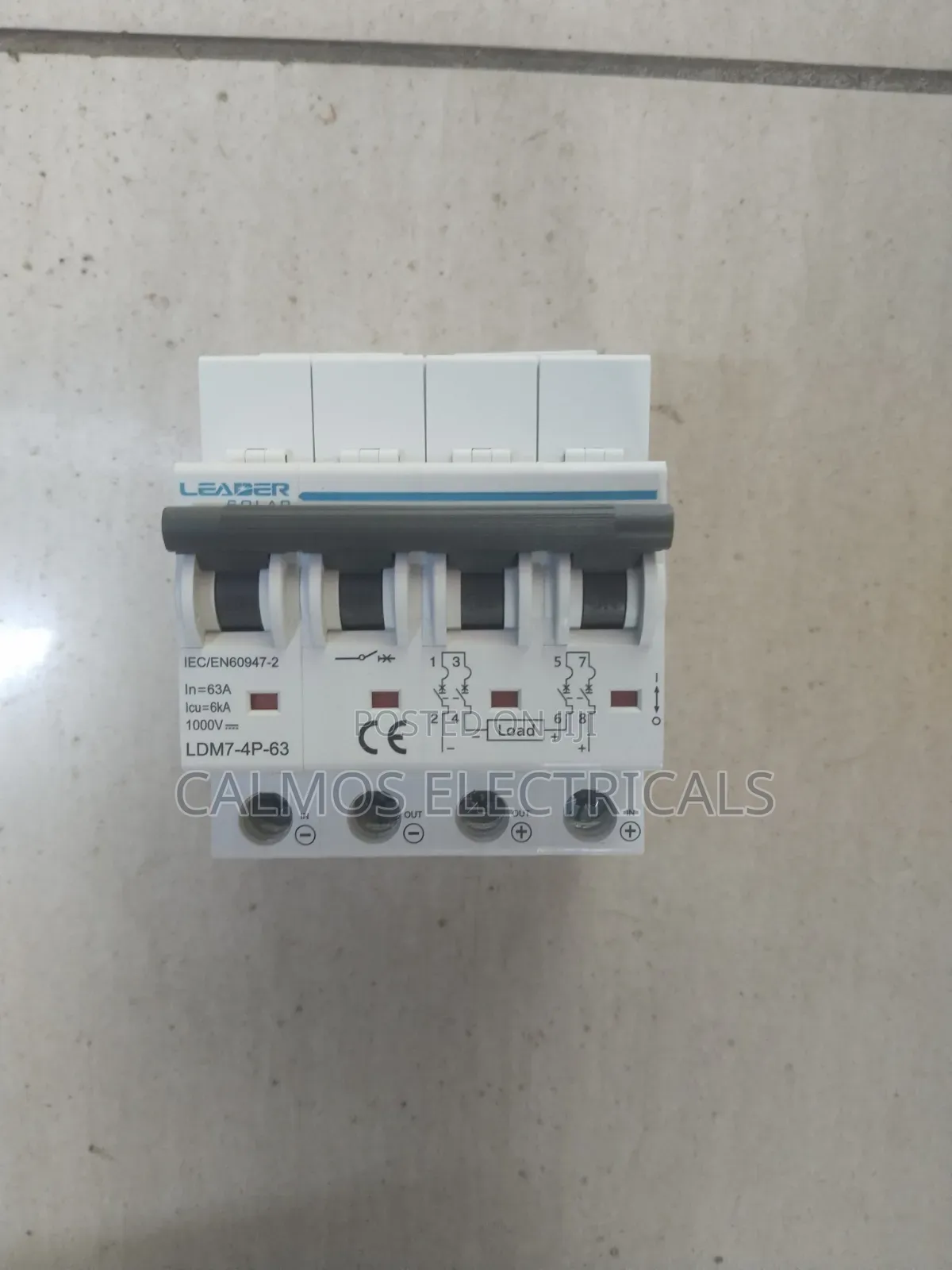4pole MCB 63a, Solar MCB 4pole