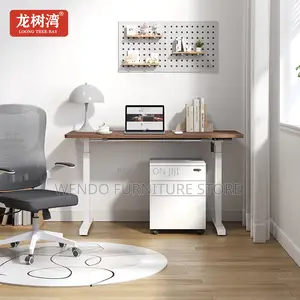 Office Desk 1.4 Meters Motorized Height-Standing Desk for Home/Office