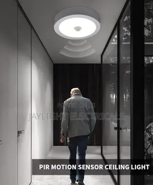 Motion Sensor Smart Ceiling Panel Light for Staircase Balcony Bathroom