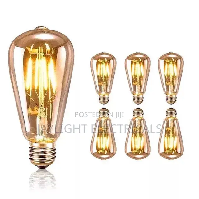 Led Bulb Brown Filament Pacifier Bubble E27 Base