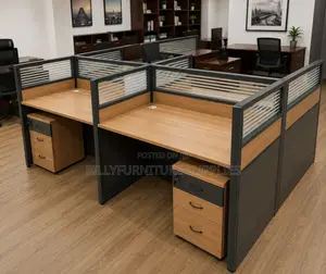 Executive 4 Way Workstation Nairobi – Premium Team Workspace Solution