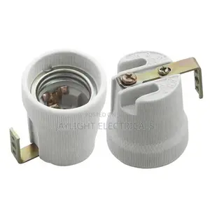 E27 Porcelain Lamp Holder F519 White Screw Vintage Ceramic Lampholder