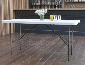 Adjustable Foldable Table - 120*61*74 Cms