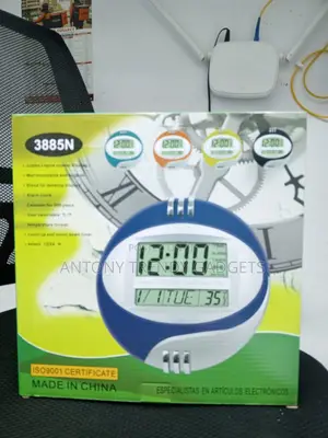 Kadio 3885n Alarm Clock Calendar Thermometer Display