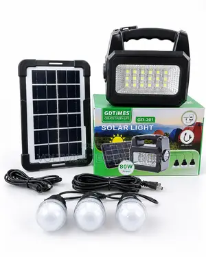 Gd Times Gd-201 80w Solar Lighting System