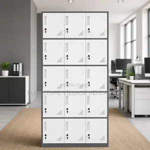 15-Locker Office Cabinet