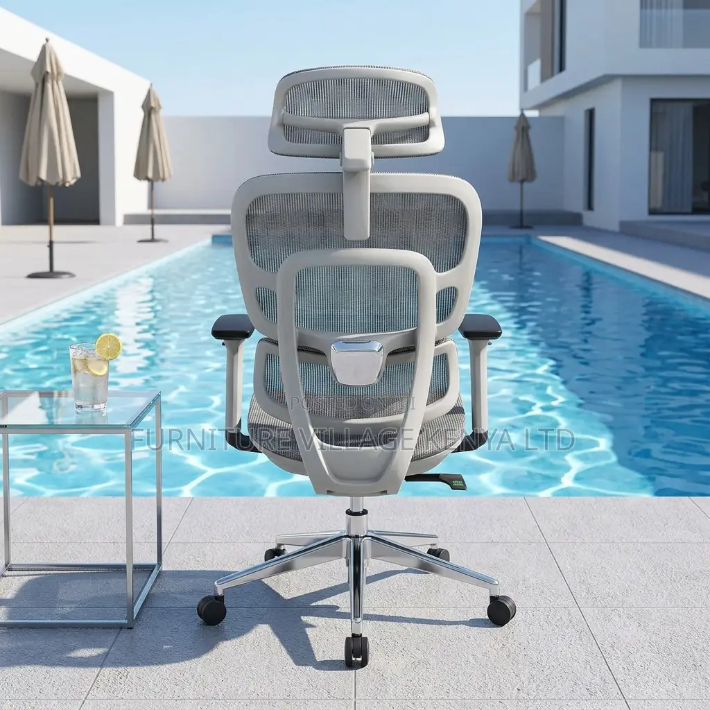 White Mesh Office Chair.