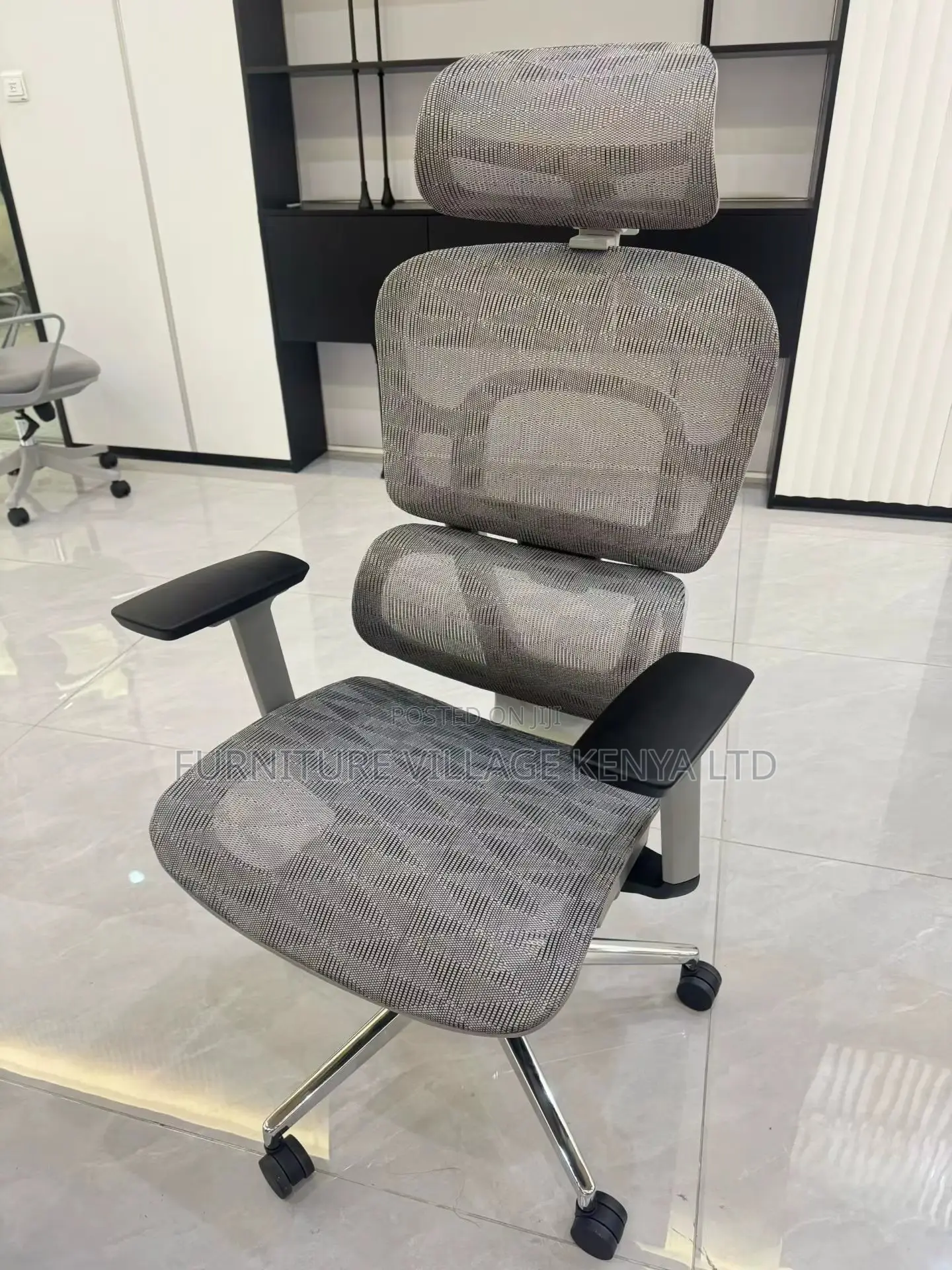 White Mesh Office Chair.