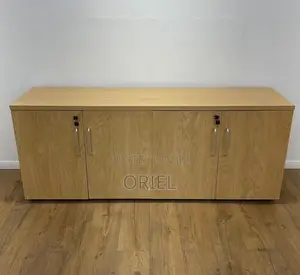 Office Filing Credenza : Office Credenza 4-Door Storage Cabinet