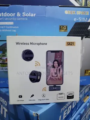 Sx21 Rechargeable Wireless Lavalier Microphone 20m Range
