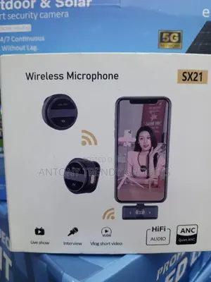 Sx21 Portable Wireless Microphone for Vlogging Interviews