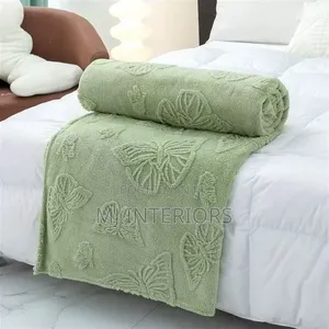Home Comfort Flowered Fleece Blankets
