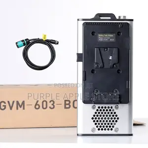 GVM v-Mount Battery Plate Adapter for O Sd300c Led Lights