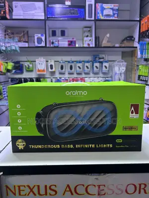 Oraimo Spacebox Pro 60w Bluetooth Speaker – Deep Bass, RGB Lights
