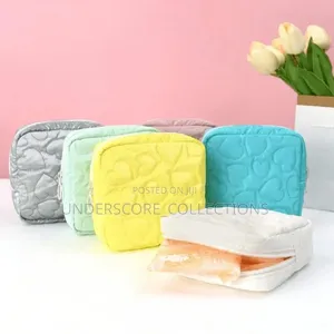 New Candy Color Square Glossy Cosmetic Bag Makeup Bag Pouch