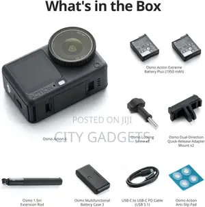 Dji Osmo Action 6 Enhanced Combo, Waterproof Action Camera