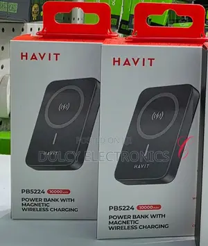 Havit Pb5224 10000mah 20w Magnetic Wireless Power Bank