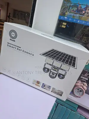 Triple Lens Solar Security Camera With Night Vision Audio