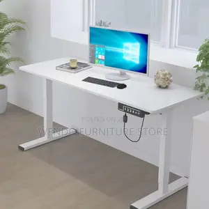 Office Desk; 1.2 Meters Electric Desk With Ergonomic Style