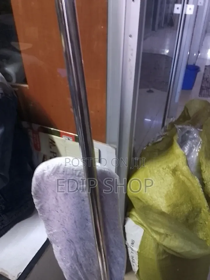 Flat House Cleaning Mob With a Steel Handle