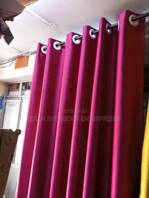 Maroon Black Out Curtains