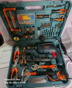 Bosch Electric Drillset/Quality Bosch Electric Drillset With Toolkit