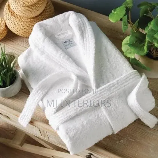 Classic White Hotel Bathrobes