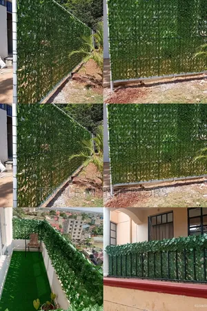 Residential Patio Leafy Backdrop