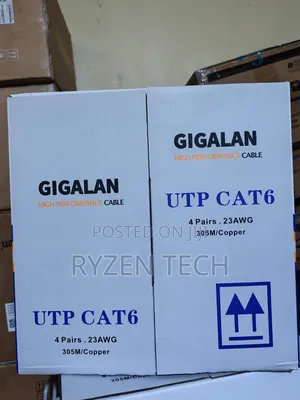 Gigalamn Cat 6 Pure Copper Ethernet Cable 305