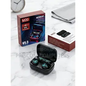 M20 Wireless Bluetooth 5.3 Earpods Earphones Earbuds Dual Led Display