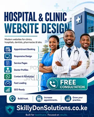 Hospital Clinic Website Design Development
