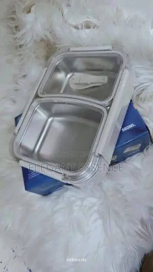 Two Grid Food-Flask Stainless Steel