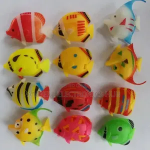 Plastic Fish, Artificial Fish for Aquarium, Floating With Moving Tail