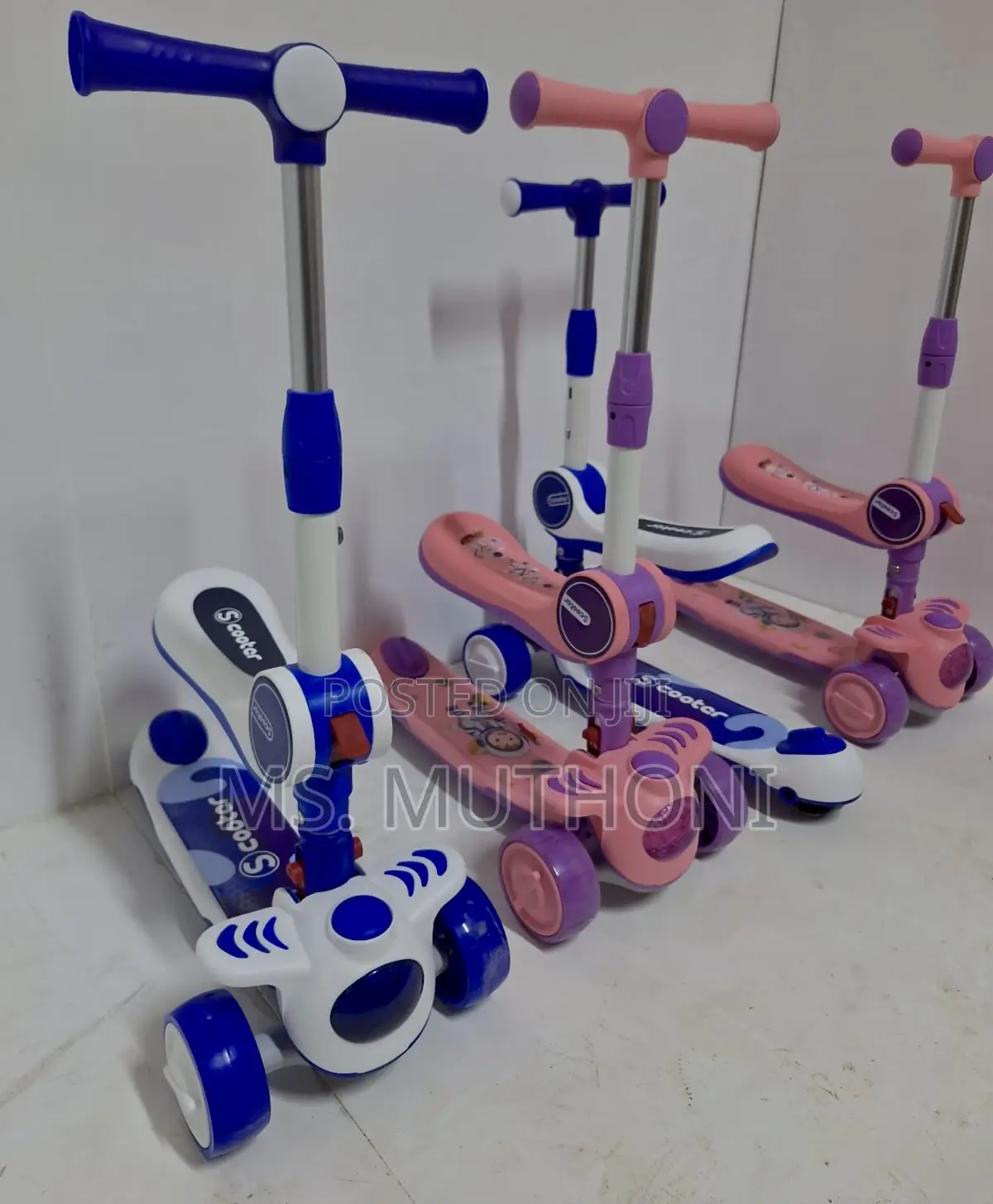 Kids Scooter With a Removable Seat