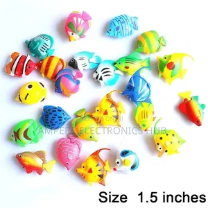 Plastic Fish, Artificial Fish for Aquarium, Floating With Moving Tail
