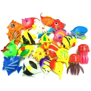 Plastic Fish, Artificial Fish for Aquarium, Floating With Moving Tail