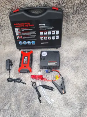 Multifunctional 99800mah Car Jump Starter With Air Compressor 12v