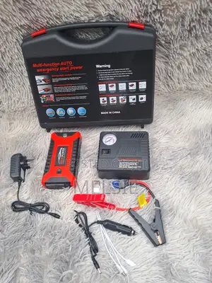 Portable Car Jump Starter Power Bank With Air Compressor