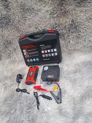Powerful Car Jump Starter With Tire Inflator Compressor
