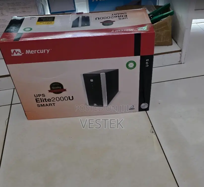 Mercury Elite Ups 2000va Power Backup for Computers Security Systems