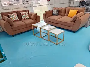 Brown Butterfly Sofa Set