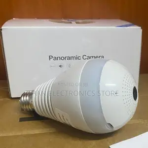 V380 Pro Spy Shape Fisheye 360 Degree Panoramic Bulb Camera